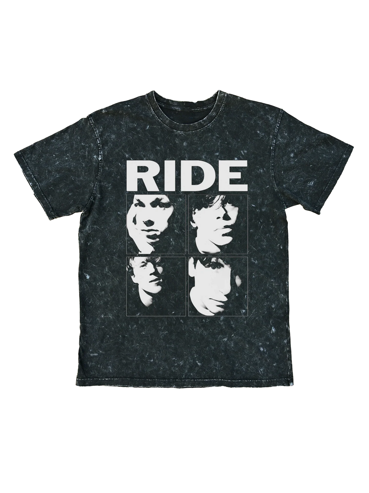 Leave Them All Behind - mineralwash black T-shirt